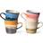 HKliving 70s Ceramics Americano Krus 26cl 4stk