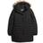 Superdry Fuji Hooded Mid Length Puffer Coat - Black