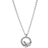 Pandora Sparkling Herbarium Circle & Cluster Pendant Necklace - Silver/Transparent