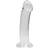 RealRock Crystal Clear Non Realistic Dildo 5 inch