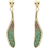 C. W. Sellors House Style Dragonfly Wing Stud Earrings - Gold/Multicolour