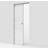 Safco Doors Finland Compact/Solid with 100 mm Built-In Frame with Brush And Sealing Strips Skydedør S 0502-Y (90x210cm)