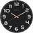 Nextime Classy Black Wall Clock 30cm