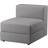 IKEA JÄTTEBO Tone Red Grey Soffa 70cm 1-sits
