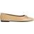 Vagabond Jolin Patent Leather Flats Women's Shoes Beige