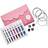 Knitpro Utbytbara rundstickningsstickor Deluxe Set, Zing, 3.50-8.00mm
