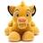 Disney Store Officiellt stort gosedjur Simba för barn, Lejonkungen, 45 cm, klassisk figur som gosedjur med broderi och mjuk yta