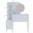 GFW Freyja White Dressing Table 35x113cm