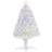 Homcom Prelit Artificial White Christmas Tree 80cm