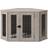 Pawhut Corner Dog Crate Furniture for Medium-Sized Dogs