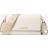 Michael Kors Jet Set Large Leather Crossbody Bag - Lt Cream