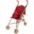 Konges Sløjd Doll Stroller Corduroy Red