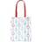 Bonamaison Printed Tote Bag - White