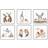 Wrendale Designs Pimpernel Christmas Coaster 6pcs