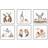 Wrendale Designs Pimpernel Christmas Glasunderlägg 6st