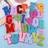 Shein 26pcs Colorful Letter Embroidered Patch