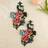 Shein 1set/2pcs Embroidered Rose Design Patch, Clothing & Hat Decorative Accessory Diy Iron-On Type