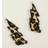 Shein 2pcs/Set Leopard & Lightning Embroidered Patch For Diy Clothes, Pants, Hats, Bags, Shoes, Mobile Phone Cases Decoration Applique, Iron On