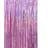 Shein 1pc Party Decorative Tassel Curtain, Metallic Purple Rain Curtain Backdrop For Party Decor