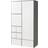 IKEA VIsthus Grey/White Garderob 122x216cm