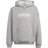 adidas Junior Fleece Hoodie - Medium Gray Heather/White