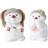 Klarborg Snowmen 2022 Berteline & Baldur White Julpynt 5cm 2st