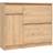 Furniture To Go Naia Cabinet with 2 Compartments Hickory Shoe Rack