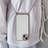 Shein Contrast Frame Clear Phone Case With Lanyard Compatible With iPhone15/15Plus/15Pro/15Promax