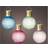 Lumineo Hanging Solar Lights Set Of 4 Bright Coloured Garden Solar Bulbs