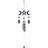 Something Different Triple Moon Windchime with Bells