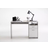FMD Jackson White/Grey Writing Desk 50x123cm