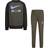 Nike Embroidered Logo Tracksuit In Cotton Mix - Green