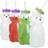 PanzerGlobal Honey Bear Straw Sippy Cup 4-pack