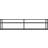 vidaXL 331723 Black TV-bord 180x40.5cm