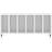 vidaXL 831740 White TV-bord 100x48cm