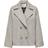 Only Short Coat - White/Simply Taupe