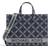 Michael Kors Gigi Large Empire Logo Jacquard Tote Bag - Navy Multi