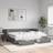 vidaXL Daybed With Extension Dark Grey Soffa 223cm 3-sits