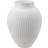 Knabstrup Keramik Fluted White Vase 35cm