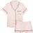 Victoria's Secret Satin Short Pajama Set - New Pink Iconic Stripe