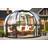 Scandic Greenhouse Skydome Rund 13.2m² Sort Aluminium