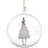 Personalised Memento Company Bauble Transparent Christmas Tree Ornament