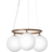 Nuura Miira 3 Dark Bronze/Opal Pendellampa ∅ 54cm