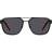 HUGO Double-bridge sunglasses in black with layered temples