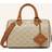 MCM Ella Boston Bag In Lauretos - Oatmeal