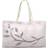 Bonamaison Printed Tote Bag - White