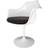 Fusion Living Tulip Black Armchair 83cm