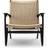 Carl Hansen & Søn CH25 Naturflätat Papperssnöre Loungestol 73cm