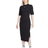 NIKE Sportswear Essential Women's Tight Midi Dress - Black/White