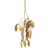 Ib Laursen Mistletoe Beads Large White/Brass Juletræspynt 30cm